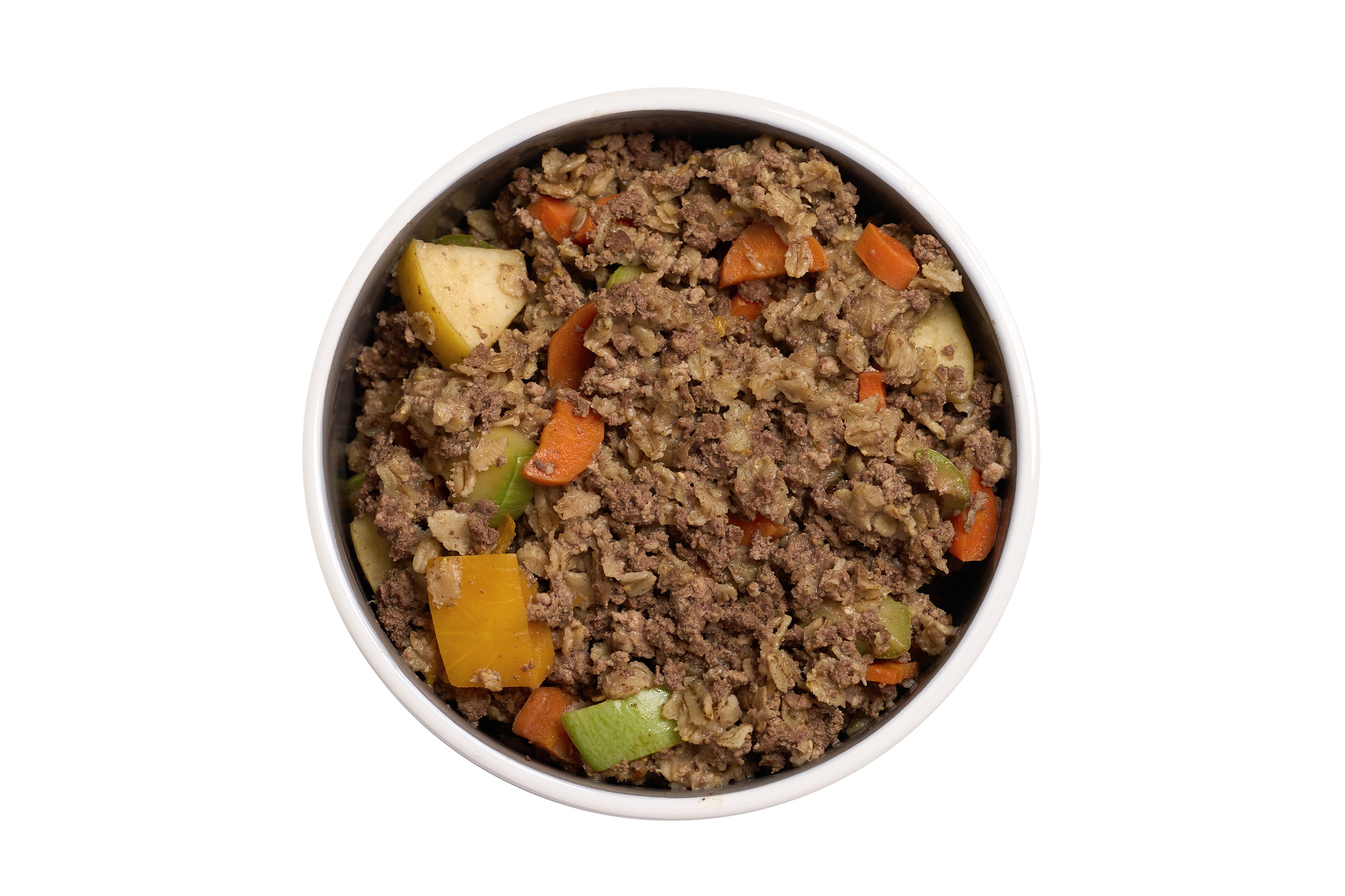 Beef with Wholegrain Oats & Vegetables